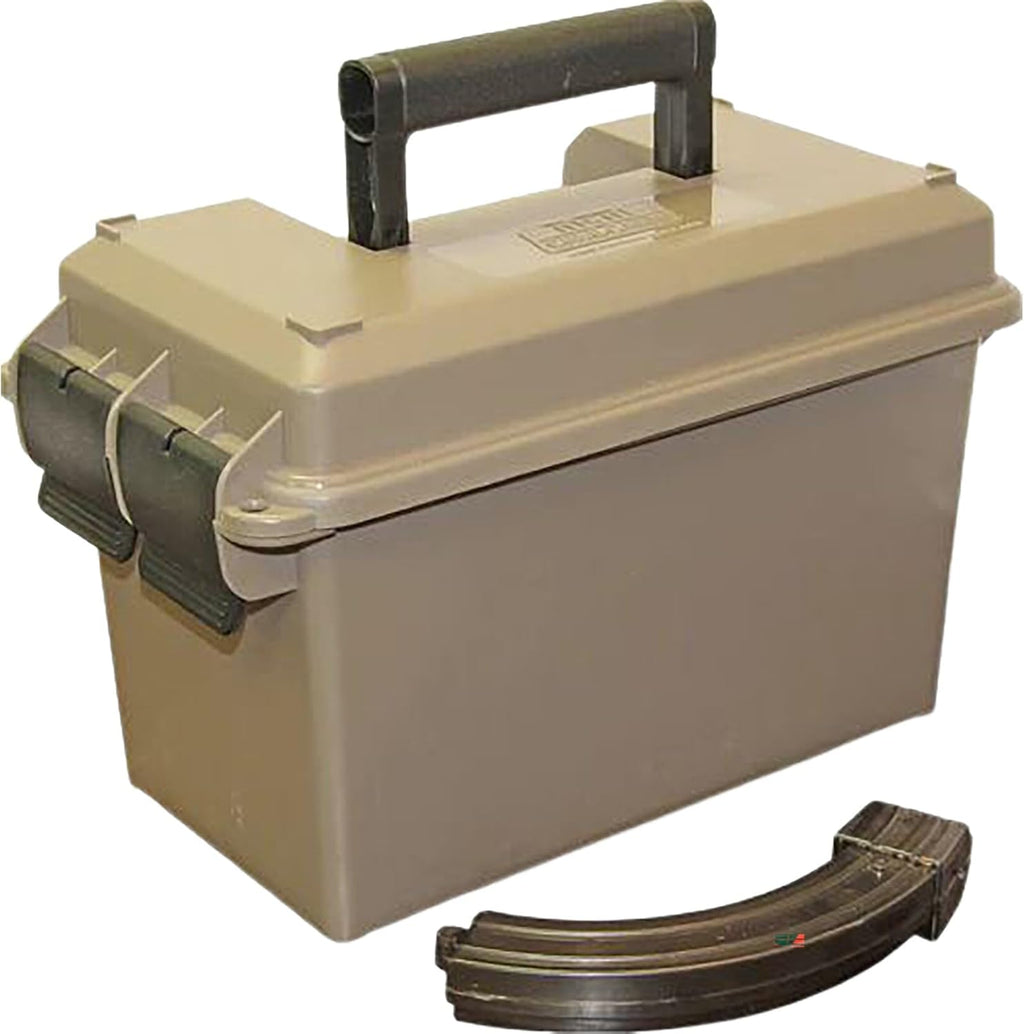 MTM TMC1022XL Magazine Can, Ruger 10/22 Extended, Water-Resistant, USA Made, Dark Earth