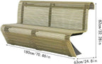 Outdoor Bench,Zinc Alloy Park Chair Home Garden Leisure Community Seat Commercial Backrest Rest Benches for Outdoors