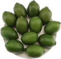 Gresorth 12pcs High-Grade Fake Green Lemon Decoration Realistic Fruits Artificial Lime for Home Party Holiday Adornment