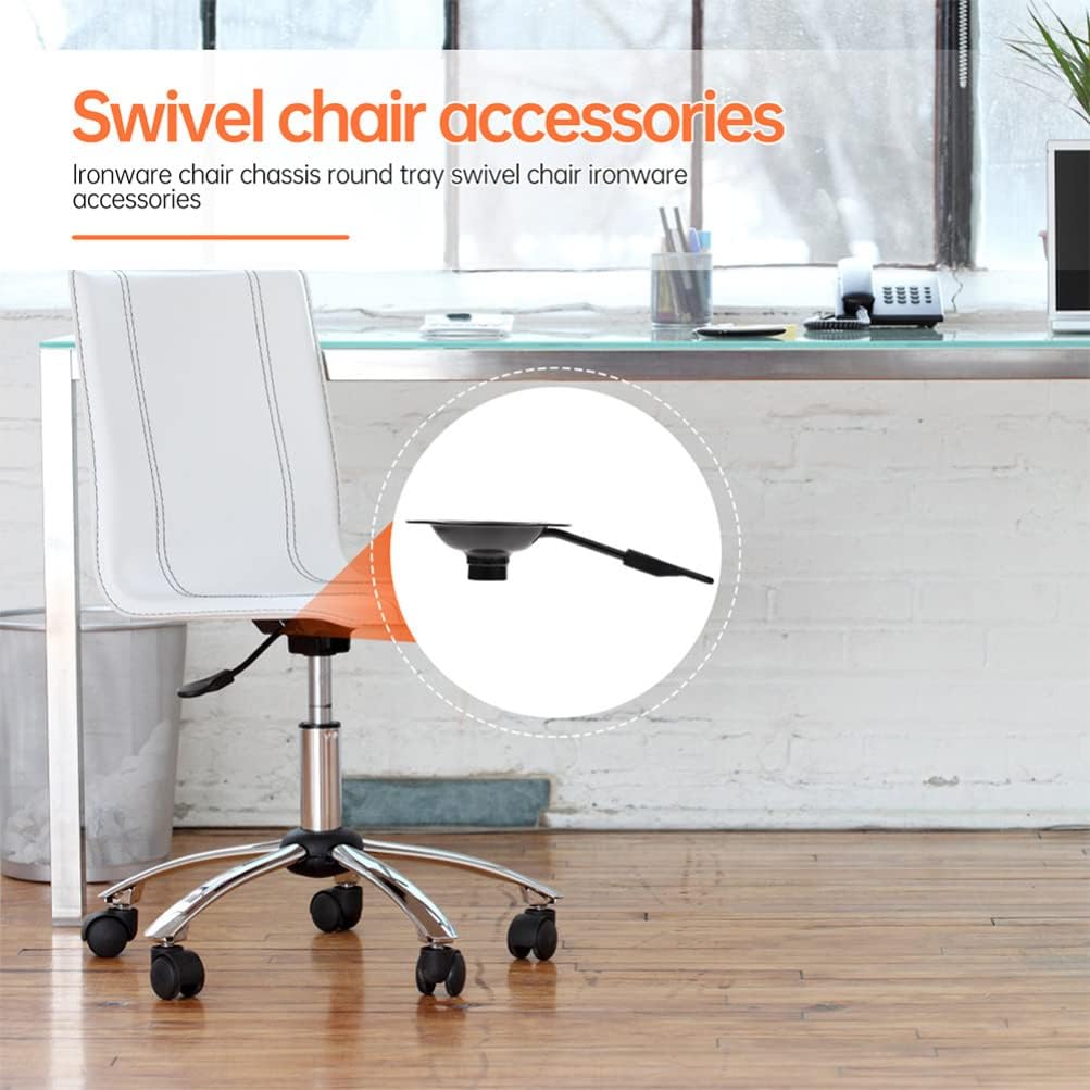 Chair Swivel Tilt Control Mechanism Heavy Duty Round Base Plate for Office Chairs Art Design for Enhanced Comfort and Durability