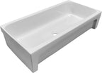 Alfi AB36TR Alfi Brand 35.5" Above Mount Fireclay Bath, 36", White
