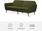 Novogratz 2144979N Tallulah Memory Foam Futo, Green