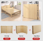 Camping Bed Temporary Household Folding Bed, Office Nap Hard Board Folding Bed(XL)