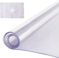 VEVOR Plastic Table Cover, 40 x 80 Inch 2.0 mm Thick Rectangle Clear PVC Mat Protector, Waterproof & Easy Cleaning Desk Pad Tablecloth, for Office, Dresser, Dining Room, Night Stand