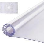 VEVOR Plastic Table Cover, 40 x 80 Inch 2.0 mm Thick Rectangle Clear PVC Mat Protector, Waterproof & Easy Cleaning Desk Pad Tablecloth, for Office, Dresser, Dining Room, Night Stand