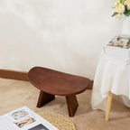 Ergonomic Wooden Meditation Bench, Portable Yoga Auxiliary Stool, for Yoga, Prayer, Travel, Mindfulness, Zen Practice(Small)