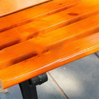 Patio Benches for Outdoors Double Backrest Bench Community Square Outdoor Leisure Chair Garden Benches for Outdoors