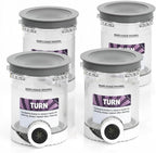 4 Pack Creami Swirl Pints and Lids for Ninja NC700 NC701 Series Accessory,16oz Creami Pint with Ice Cream Makers Compatible for Ninja Swirl Ice Cream & Soft Serve Makers BPA Free & Dishwasher Safe