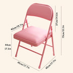 Folding Chairs with Comfortable Padded Seats, Portable and Stackable Commercial Seating, Metal Frame, Suitable for Offices, Restaurants, Bedrooms, and Parties Green with White Legs