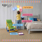 Bright Autism Rocking Chair for Kids (3-8 Years) - Sensory Rocker for ADHD and Special Needs. Great Therapy Tool for Calming Senses. for Sensory Room, Daycare and Playground. Indoor and Outdoor Play