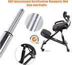 Kneeling Chair with Adjustable Back rt and Roller for Improved, Comfortable for Home and Office Use (E)