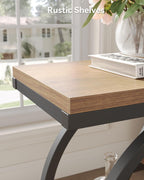 End Table, Narrow Side Table with 4-Tier Large Storage Space, Modern Bedside Table for Living Room, Home Office, Bedroom, Natural