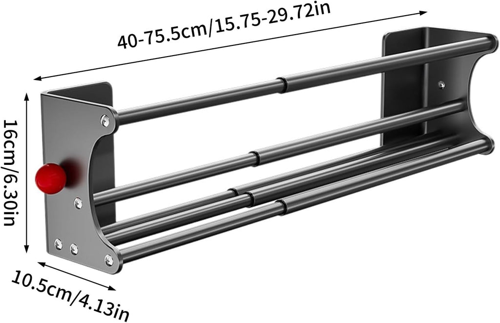 Magnetic Shoe Rack for Wall Mount 2 Tiers Foldable Space Saving Organizer for Sneakers Sandals Easy Installtion