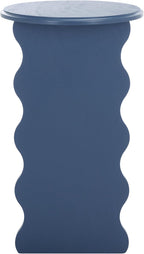 SAFAVIEH Home Collection Lilith Blue Wavy Accent Table (Fully Assembled)