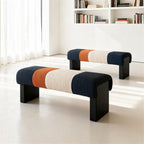 Modern Bed end Bench Bedroom Living Room Dressing Shoe Changing Entryway(Large)