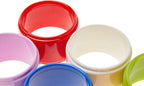 6 Napkin Rings by COSMOPLAST