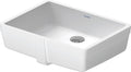 Duravit 0330430017 Vero 18-1/4" Rectangular Ceramic Undermount Bathroom Sink with Overflow