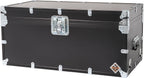 Rhino Trunk & Case XL Indestructo Travel Trunk Luggage With Wheels - 35"x19"x16" Heavy-Duty USA Made Road Case, Strong Flight Cases, ATA Case Style Footlocker, or Secure College Dorm Storage Chest