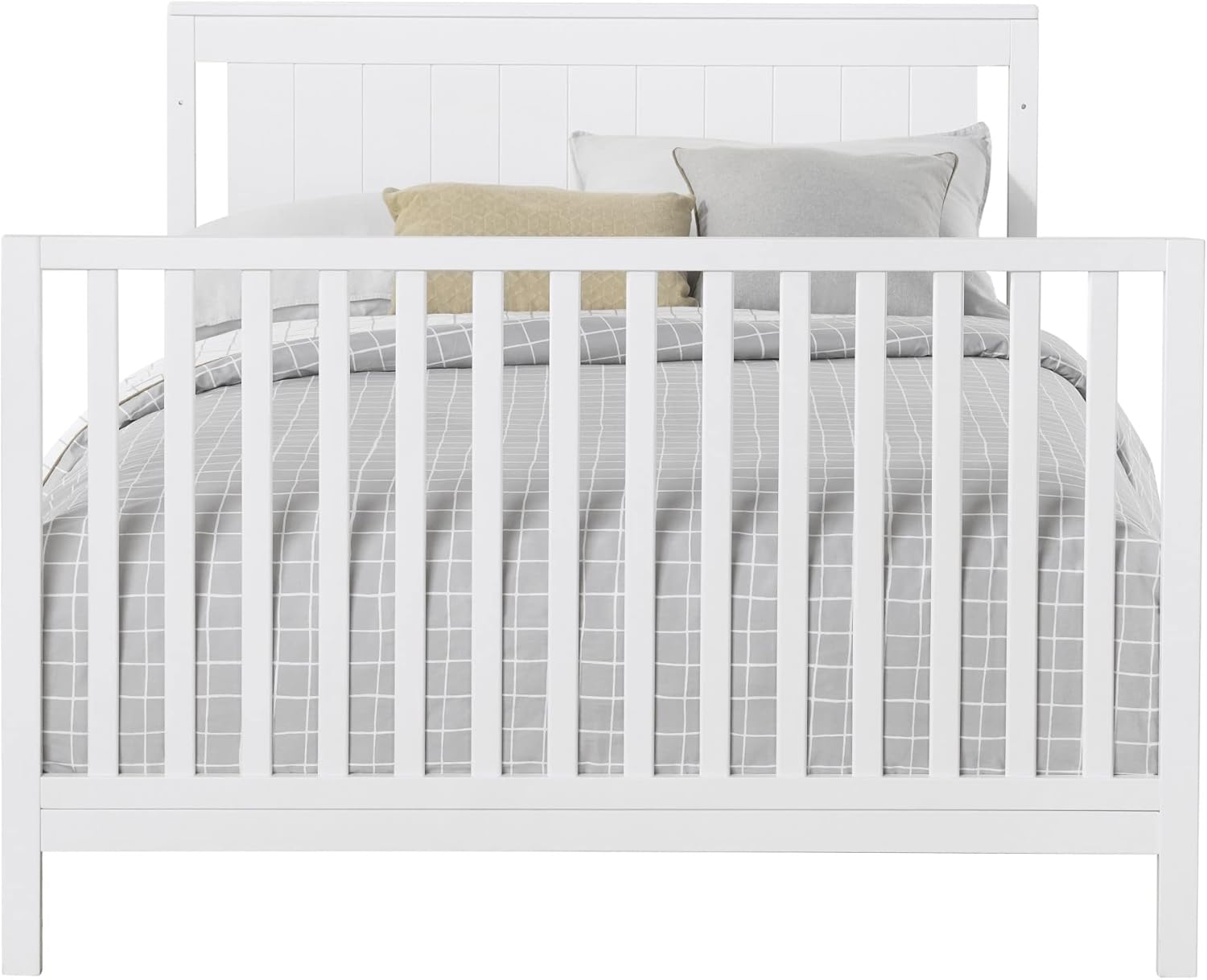 Oxford Baby Lazio Full-Size Bed Conversion Kit, Snow White, GreenGuard Gold Certified