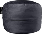 Bean Bag Chair for Adults, 4FT High-Rebound Memory Foam Bean Bag Sofa with Removable Cover, Oversized Bean Bag Couch for Gaming, Reading, and Relaxation, Black