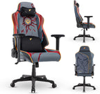 TTRACING Jujutsu Kaisen Yuji Itadori Gaming Chair with 22.6" Wide Seat | Premium faux leather & cold-cure foam, ideal for home office or streaming. Features full-tilt mechanism & 4D armrests.