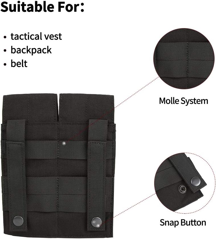 EXCELLENT ELITE SPANKER Tactical Molle Single/Double/Triple Mag Pouch for M4 M14 M16 AR15 AR10 G36 Magazine Holds 2 Mags