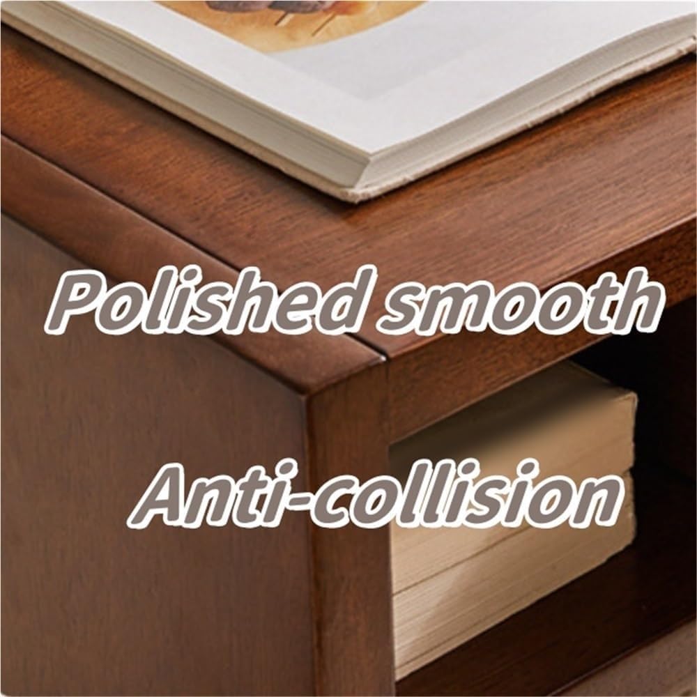Modern 2-Tier C-Shaped Sofa End Table Small Wooden Side Table Coffee Table for Living Room Small Space & Office Lightweight(Natural)