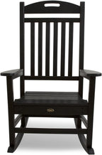 Trex Outdoor Furniture by Polywood Yacht Club Rocker Chair, Charcoal Black (TXR100CB)