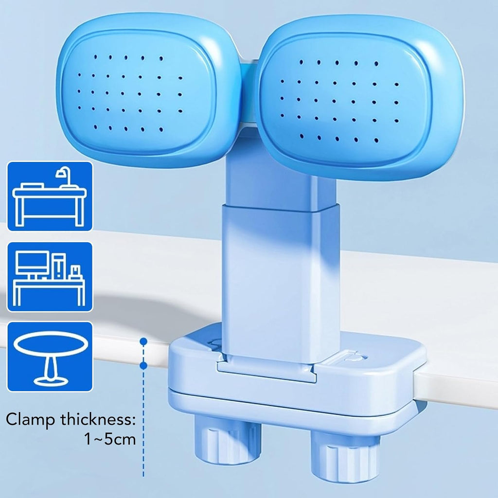 GLOGLOW Kids Posture Corrector for Desk Sitting, Adjustable Chest Support for Neck and Back Relief, Ergonomic Trainer for Children Ages 4-16 Home School Classroom Reading Homework