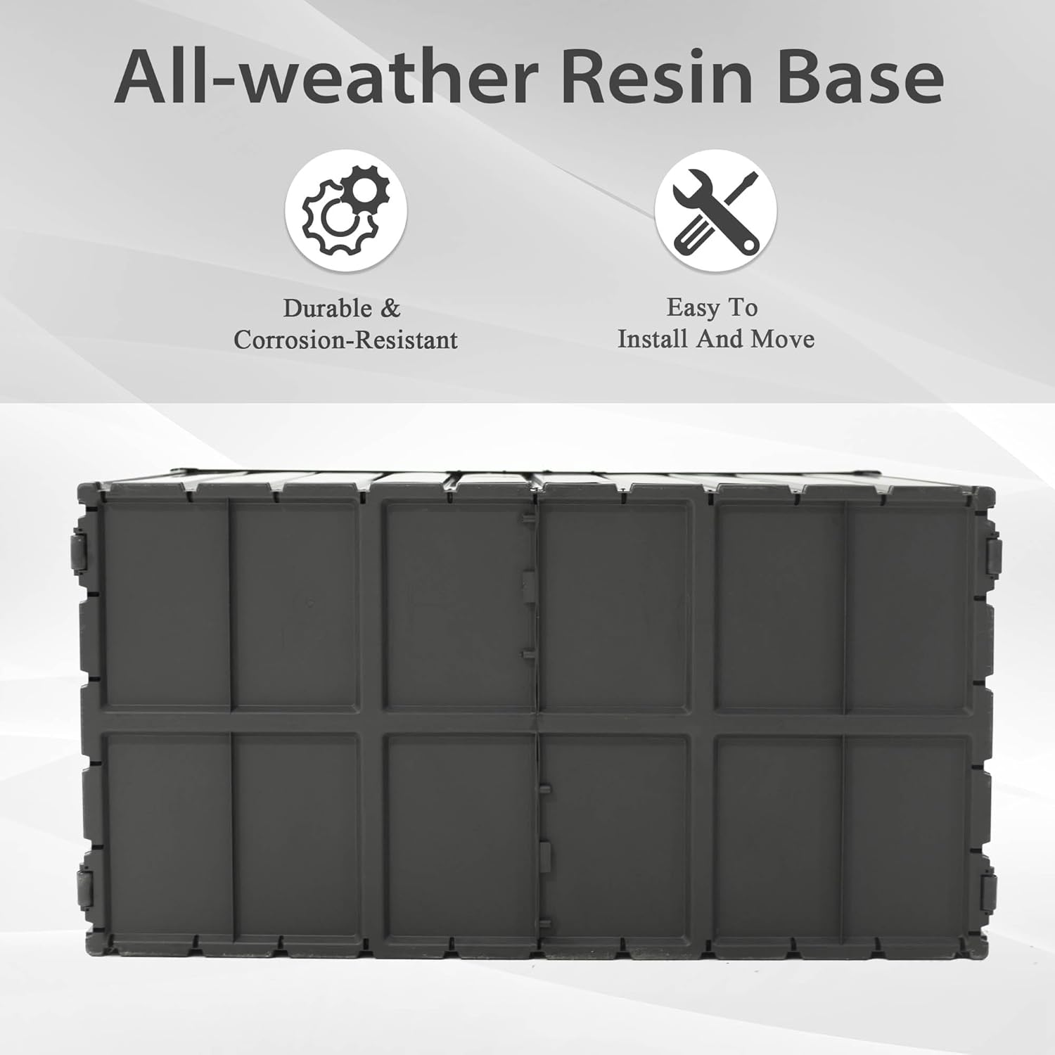 Galvanized Steel Outdoor Storage Box Lockable Bench with Hydraulic Lid Wheels for Patio Backyard Pool Cushions Tools Package Storage (Dark Brown)