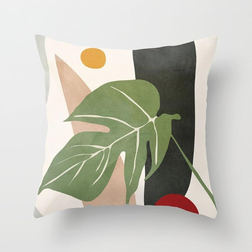 Gericco Pack of 4 Couch Throw Pillow Covers, Soft Modern Printed Pillow Covers for Sofa Living Room