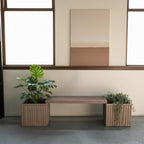 Grove Planter Bench - Ash Brown