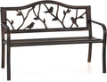 Outdoor Bench Patio Chair Metal Garden Furniture Deck Backyard Park Porch Seat