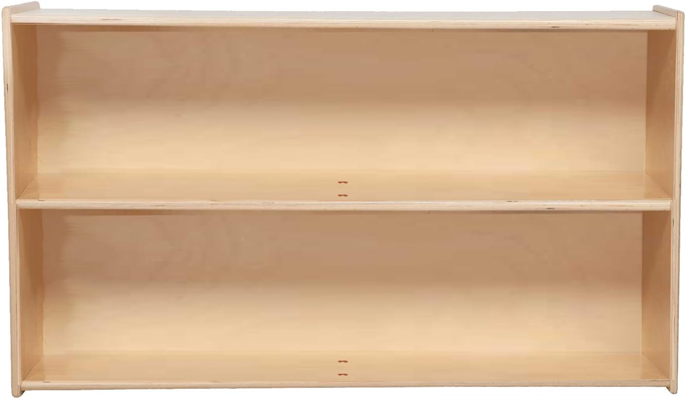 Contender 2 Shelf Horizontal Bookcase (48" Width) |Montessori Shelf - Toy Storage Organizer, Arts, Crafts & Supplies Storage Unit | for Home, Office, Classroom, Daycare