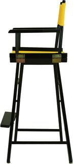 Casual Home 230-02/021-34 Director Chair 30" - Bar Height BlackFrame/Gold Canvas