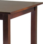 Winsome Parkland High Dining Table, 39" High, 34" Wide, Walnut