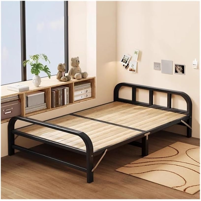 Camping Bed Folding Bed, Single, Portable, Temporary Household Folding Bed(Medium)