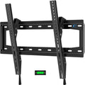 HOME VISION Tilt TV Wall Mount Bracket for 26-65 Inch Flat/Curved TVs, Max VESA 400X400mm, 100Lbs Capacity, Fits 8-16 Inch Wood Studs, Universal Low Profile, HV9401
