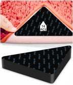 14PCS Rug Pads Grippers，Reusable and Washable Rug Pad Gripper for Area Rugs,Carpet Pads Rug Corner