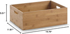 Zeller Storage Box Bamboo 40x30x14cm, Multi-Colour