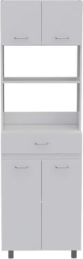 Bottom Two-Door Cabinet,Sideboard,Buffet Cabinet,Spacious Top Surface,Space-Saving Kitchen Furniture,White