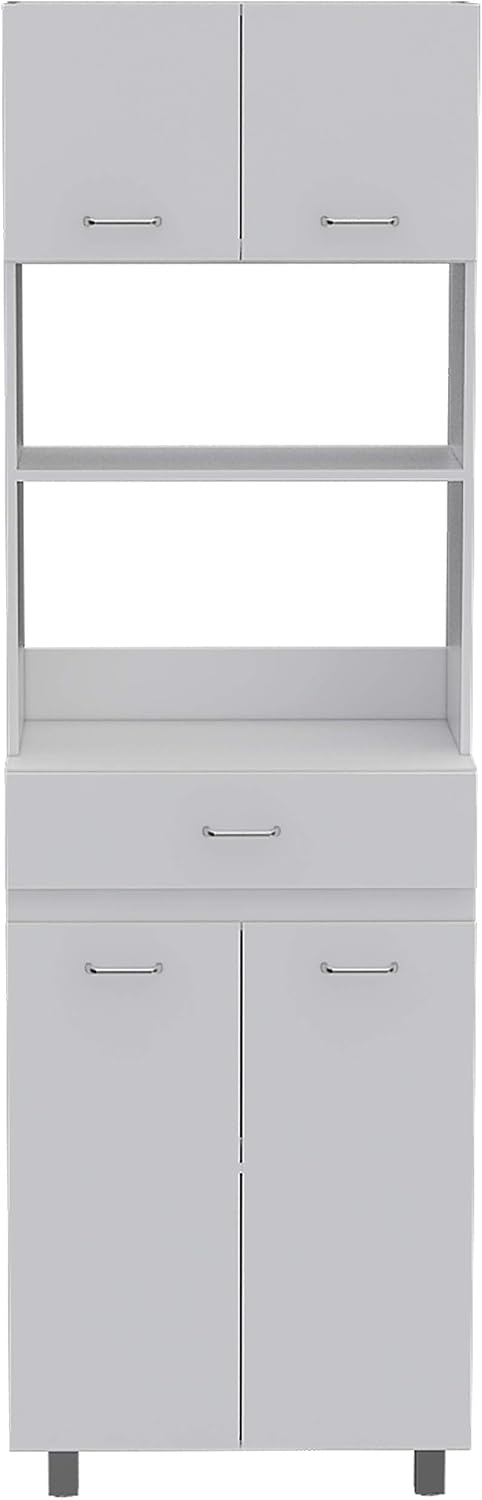 Bottom Two-Door Cabinet,Sideboard,Buffet Cabinet,Spacious Top Surface,Space-Saving Kitchen Furniture,White