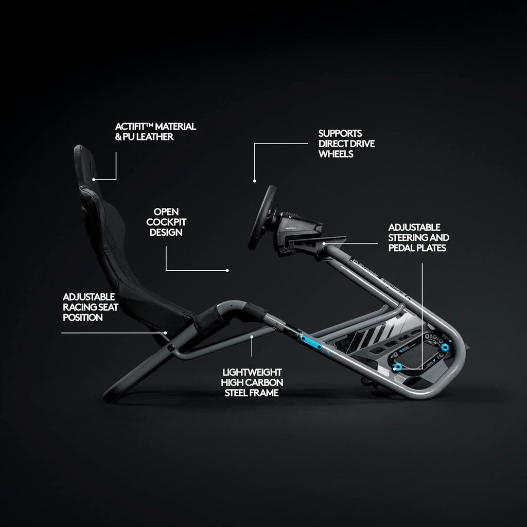 Playseat Trophy - Logitech G Edition Sim Racing Cockpit | Fully Adjustable | Direct Drive Support | Lightweight & Robust | Absolute Comfort ActiFit