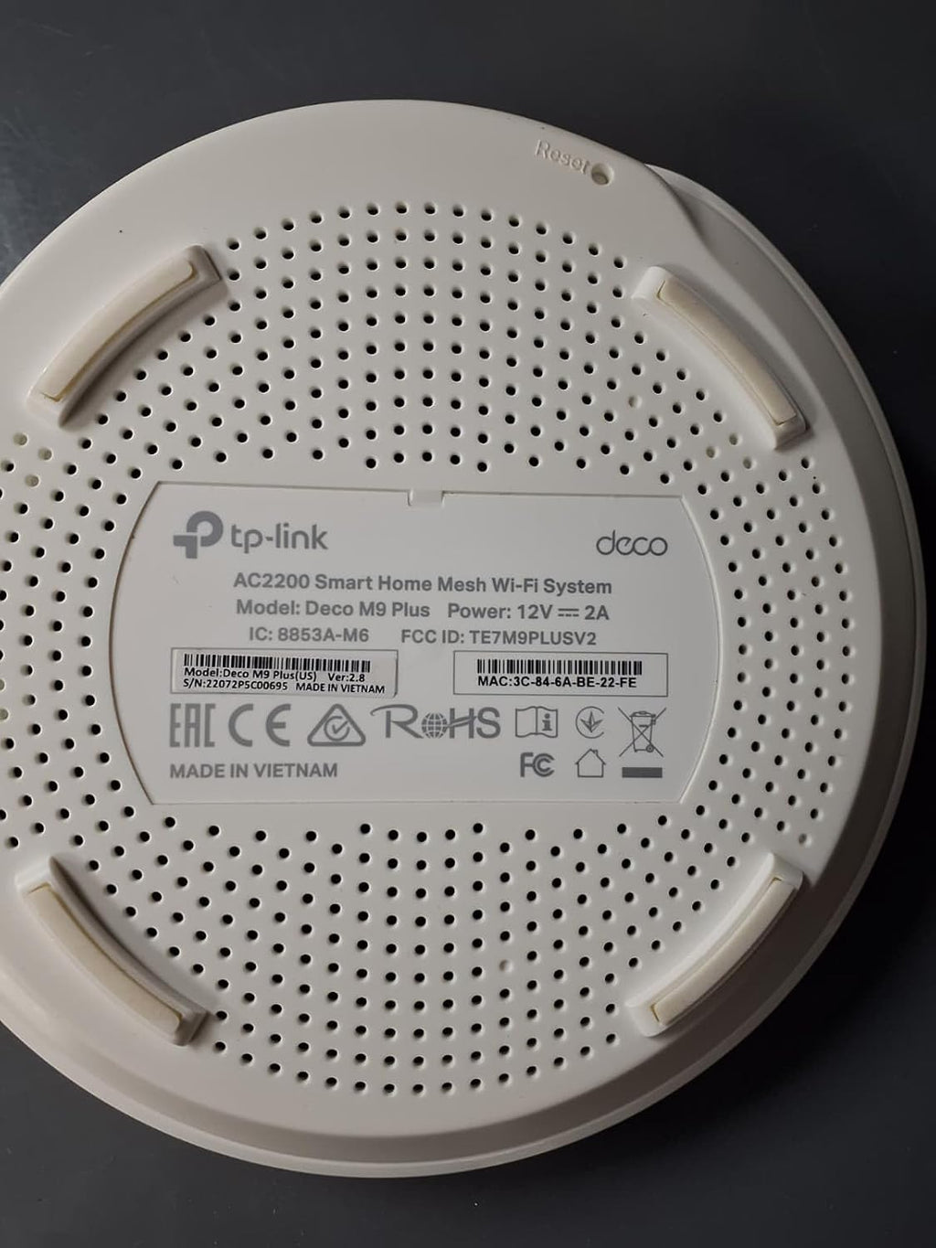 TP-Link AC2200 Deco M9 Smart Whole Home WiFi (Renewed)