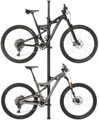 Feedback Sports Velo Column Floor-to-Ceiling Bicycle Storage, Black, Aluminum, 2-Bike Hanger, 2.1m to 10m