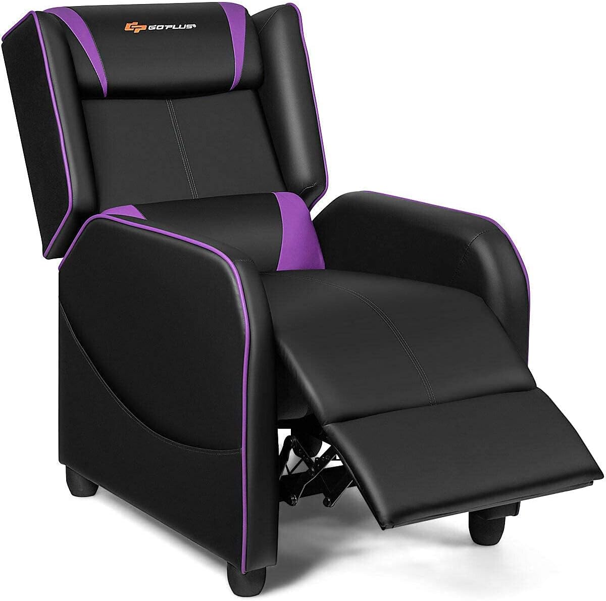 Massage Gaming Recliner Chair, Purple