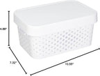 Curver 04760-N23-00 Infinity Storage Box Infinity Gepunktet 10,55x7,32x4,88in in White