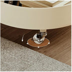 Movable Sofa Side Table Cute Minimalist Small Trolley Living Room Corner Wheeled Shelf Nightstand Small Side Table