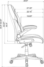 Realspace High-Back Gaming Chair, Red/Black