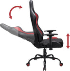SUBSONIC Assassin's Creed Gaming Chair, Modern Black Faux Leather, Ergonomic, Lightweight, Arm Rest, Recliner, 150kg, 53cm Seat Depth